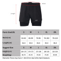 Lixada Men's 2-in-1 Running Shorts Quick Drying Breathable Training Exercise Jogging bicycles Bike Cycling Shorts Men's Shorts