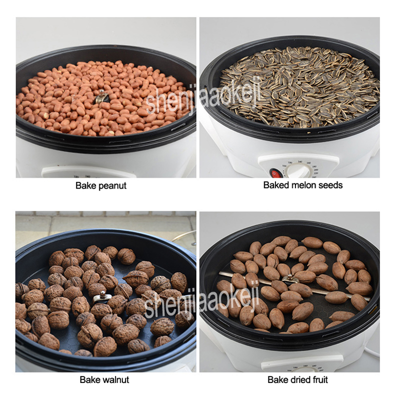 New listing Coffee bean Roaster household/commercial dual-use coffee bean baking machine Coffee Roasting beans machine 220-240v