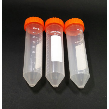 50ML 50PCS/LOT Microcentrifuge Centrifuge Tubes With V-shape Screw Cap Plastic Centrifuge Tube Test Sample Vials