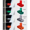 4pcs Aluminum Hex Tire Valve Stem Caps for Auto Bike Motorcycle Hexagon Valve Covers for US Valves Car-styling Parts Accessories