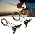 Guide Ring Fishing Rod Pole Line Guides Top Rings Folding Stainless Steel Telescopic DIY Eye Ring Repair Kit Tackle Accessories