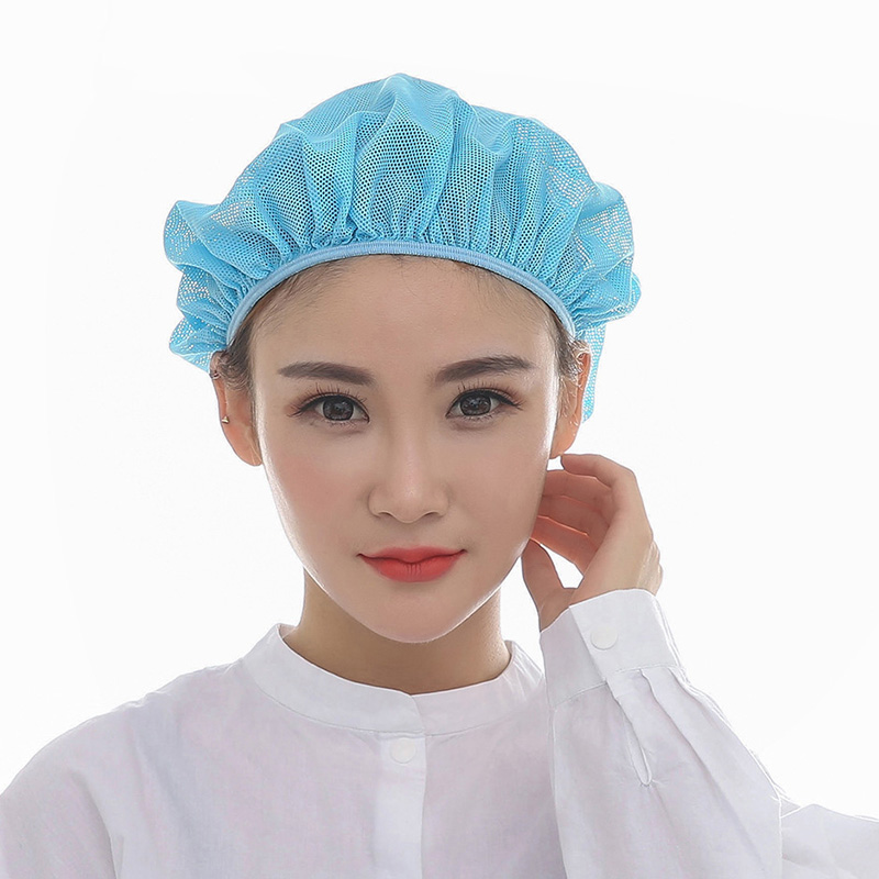 Elastic Mesh Caps Kitchen Restaurant Chef Hat Hotel Bakery Uniform Waiter Work Wear Hats Catering Cooking Cap Workshop Cap