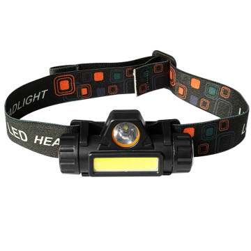 USB Charging LED Headlamp Head Torch Outdoor Camping Portable XPE+COB Headlight Bicycle Accessories Bike Bicycle Lights