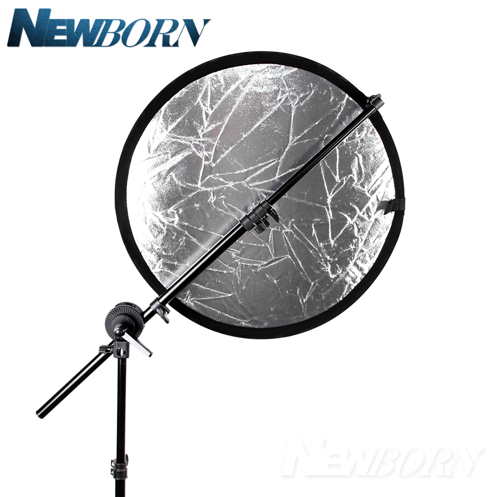 profession Photography 32" 2 in 1 Light Mulit Silver/White Collapsible disc Reflector 80cm with Bag