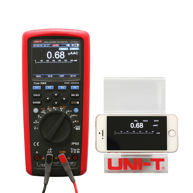 UNI-T Digital Multimeter UT181A Data Logging 20000 Cpture True RMS Low Pass Filter NS Conductance Dual Temperature Measurement
