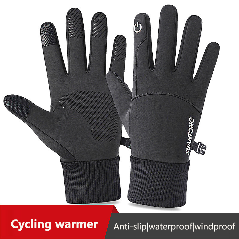 Outdoor Sports Gloves Touch Screen Men Driving Motorcycle Snowboard Gloves Non-slip Ski Gloves Warm Fleece Gloves for Men Women