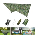 Lightweight Portable Camping Hammock and Tent Awning Rain Fly Tarp Waterproof Mosquito Net Hammock Canopy 210T Nylon Hammocks