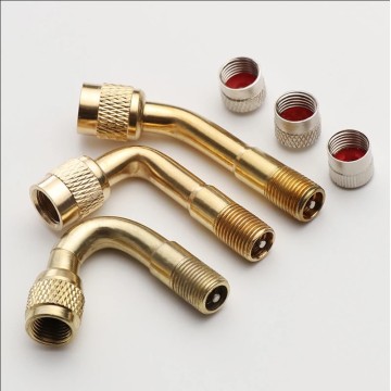 1Pc 45/90/135 Degree Angle Brass Air Tyre Valve Stem With Extension Adapter For Car Truck Motorcycle Cycling Accessories Dropshi