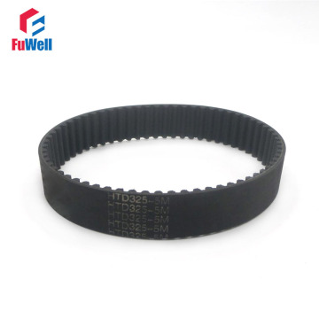 2pcs HTD 5M Synchronous Timing Belt 180/210/225/235/250/285/295/330/305/320/325-5M 15/20/25mm Width 5mm Pitch Rubber Gear Belt