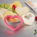 Heart Shape Sandwich Cutter Bread Mold Toast Maker creative Cake Cookie Cutter Kitchen Breakfast Dessert Tool