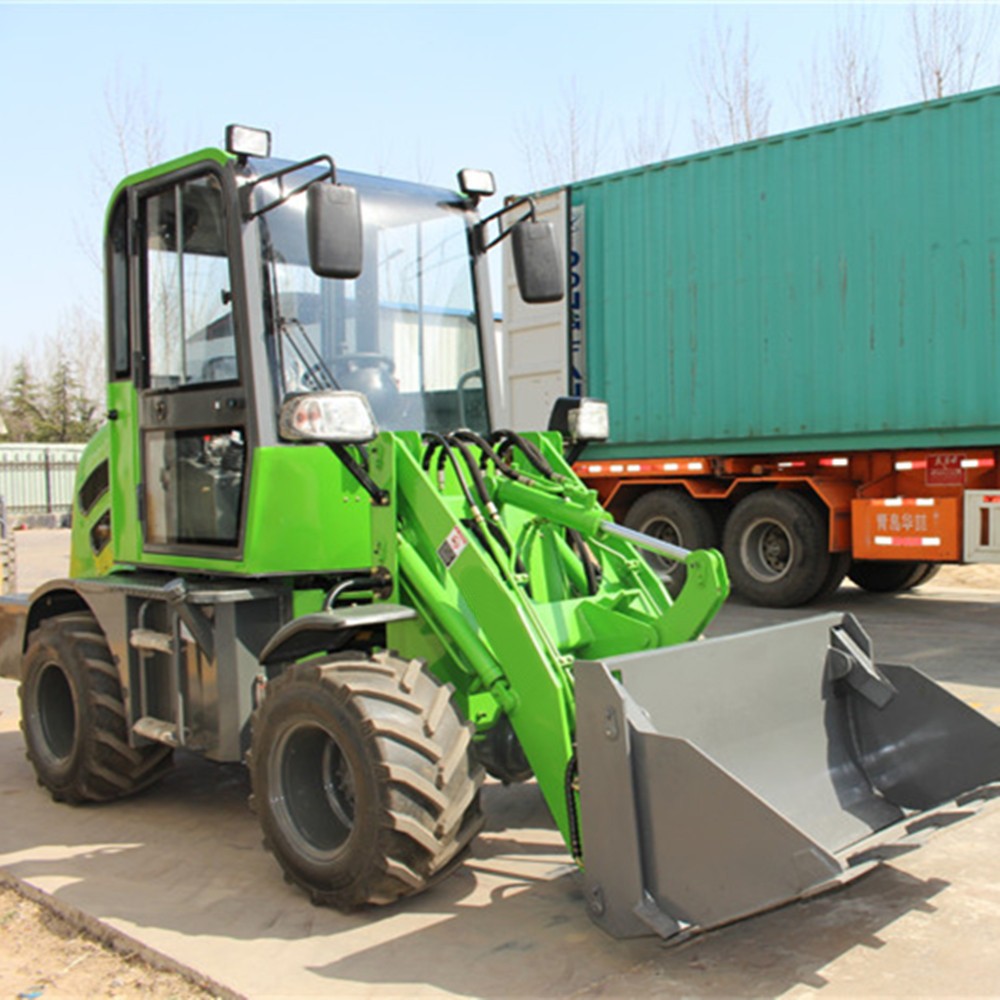 ZL08 electric wheel loader mini diesel hydraulic 4*4