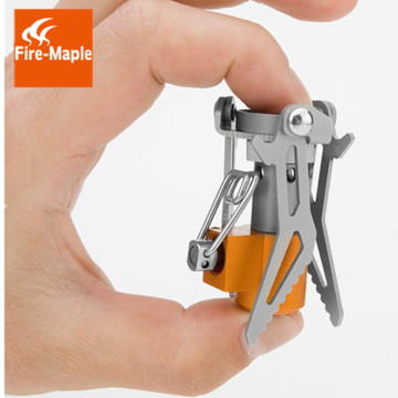 Fire-Maple FMS-300T Camping Backpacking Hiking Compact Lightweight Titanium Folding Micro Stove( without gas tan)k