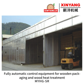 Wooden packaging and wood heat treatment equipment