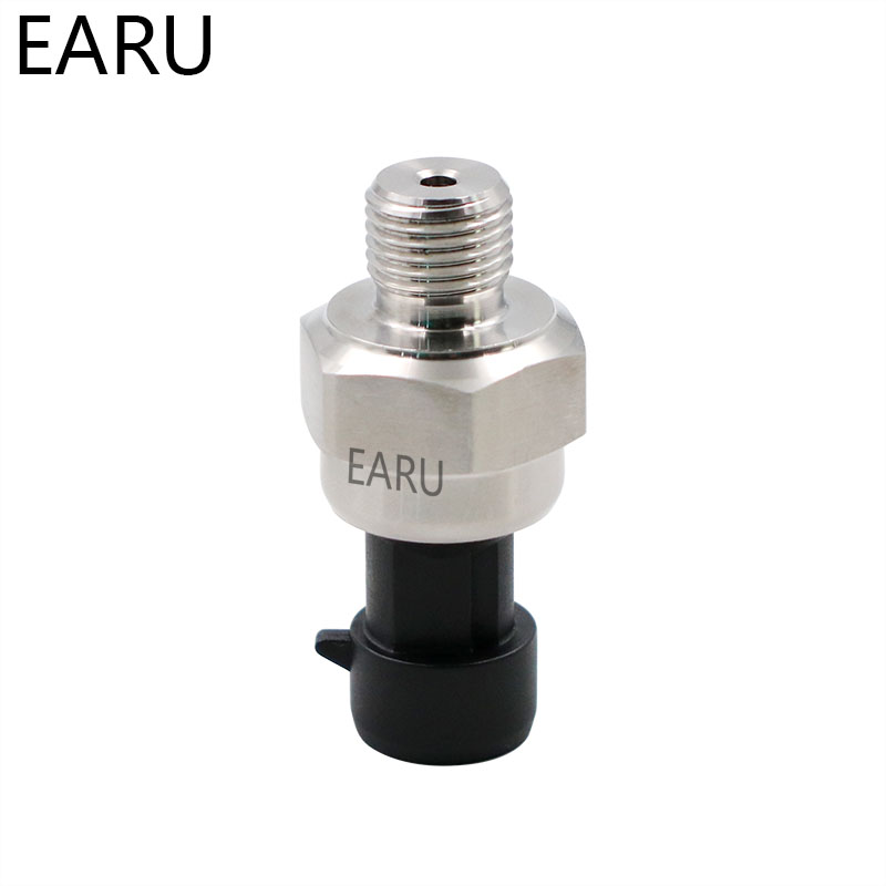 DC5V G1/4 Pressure Sensor Transmitter Pressure Transducer 1.2 MPa 174 PSI For Water Gas Air Oil Fuel Car Stainless Steel Switch