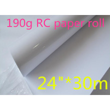 24"*30m Premium 190g waterproof RC glossy photo paper roll