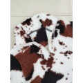 cow RTS cowhide print white black brown print KIDS SHERPA fleece pullovers boys&girls jackets coats