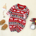 Baby Rompers for Baby Girls Rompers Winter knitted sweater Baby clothes Newborn infant Christmas Deer Baby Boys Girls outfit