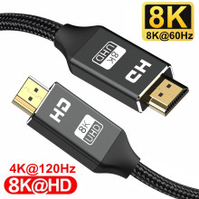 HDMI-compatible Cable 8K@60Hz 4K@120Hz 2K@144Hz HDMI-compatible 2.1/2.0 Cable Splitter Switch Cable for PS4 PS5 TV Video Cable