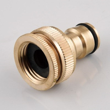 1PCS Pure Brass Faucets Standard Connector Washing Machine Gun Quick Connect Fitting Pipe Connections 1/2 