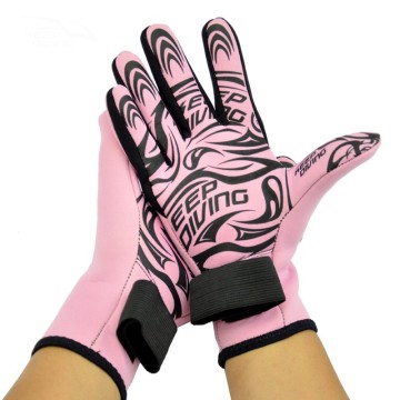 1Pair 2MM Diving Gloves Professional Wakeboard Gloves Wetsuit Wet Warm And Non-slip thickened stab-resistant Snorkeling Outdoor
