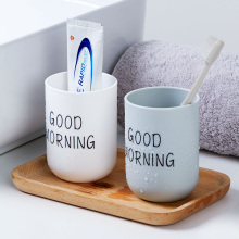 Brushing Cup Bathroom Tooth Cup Water Cup Household Plastic Couple Toothbrush Cup