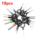 Auto Car Plug Circuit Board Wire Harness Terminal Extraction Pick Connector Crimp Disassembled Pin Back Needle Remove Tool Kit