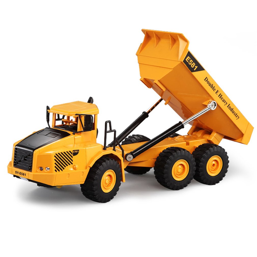RC Dump Truck Model 2.4Ghz Remote Control Dumper car RC Engineering Cars Vehicles Tilting Cart for Xmas Gift E581-003