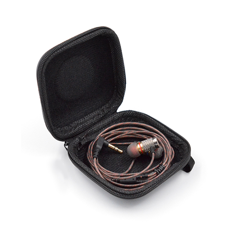 Original KZ PU Case Bag Earphone Headset Accessories Protable Case Pressure Shock Absorption Storage Package Case Bag With Logo
