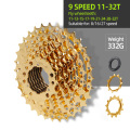 9 speed 11-32T gold