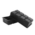 1pc Black Grade Silicone 8 Big Cube Giant Jumbo Large Silicone Ice Cube Square Tray Mold Mould Non-toxic Durable