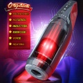 Bluetooth Induction Automatic Telescopic Rotation Male Masturbator Heating Vagina Real Pussy Masturbation Cup Sex Toys For Men