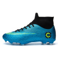 High-top jacket soccer shoes, lightweight and comfortable non-slip soccer shoes, foot soccer shoes