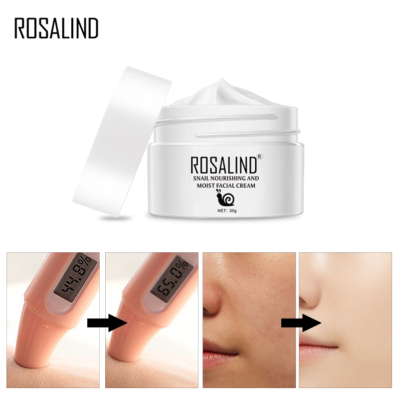 ROSALIND Hyaluronic Acid Snail Face Cream Anti Wrinkle Anti Aging Snail Facial Cream Skin korean Cosmetics Cream For Face Care