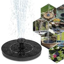 Solar Fountain Pump 1.4W Circle Garden Solar Water Pump Solar Powered Water Pump Floating Fountain Pump For Birdbaths Or Ponds