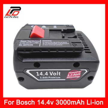 14.4V 3.0Ah Lithium Ion Replacement Rechargeable Power Tool Battery for Bosch BAT607 BAT607G BAT614 BAT614G 2 607 336 224