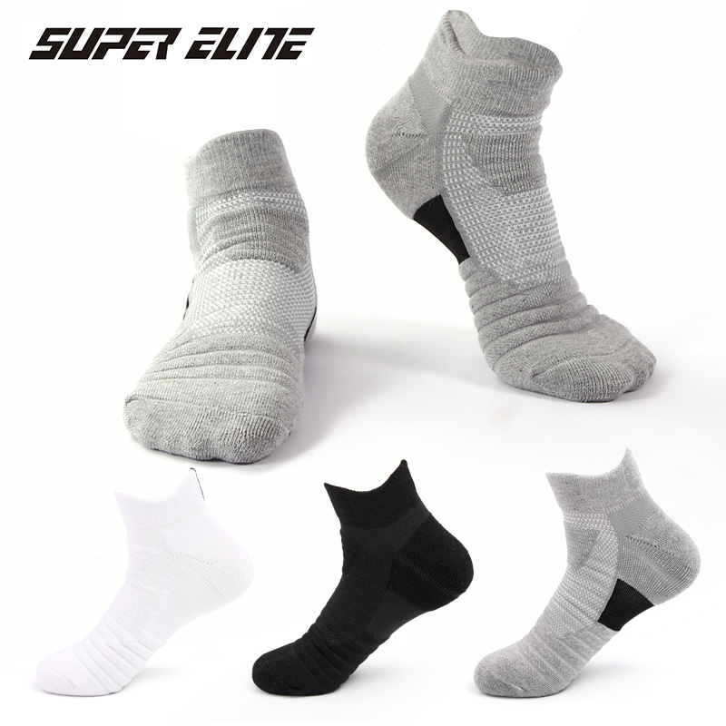 Men Sport Socks EU 38 to 43 Running Socks Summer Short basketball Cycling Hiking Socks Athletic Compression Socks Tennis Ski Sli