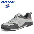 BONA 2020 New Arrival Skateboarding Shoes Men Sport Light Weight Sneakers Man Outdoor Athletic Breathable Lace Up High Quality