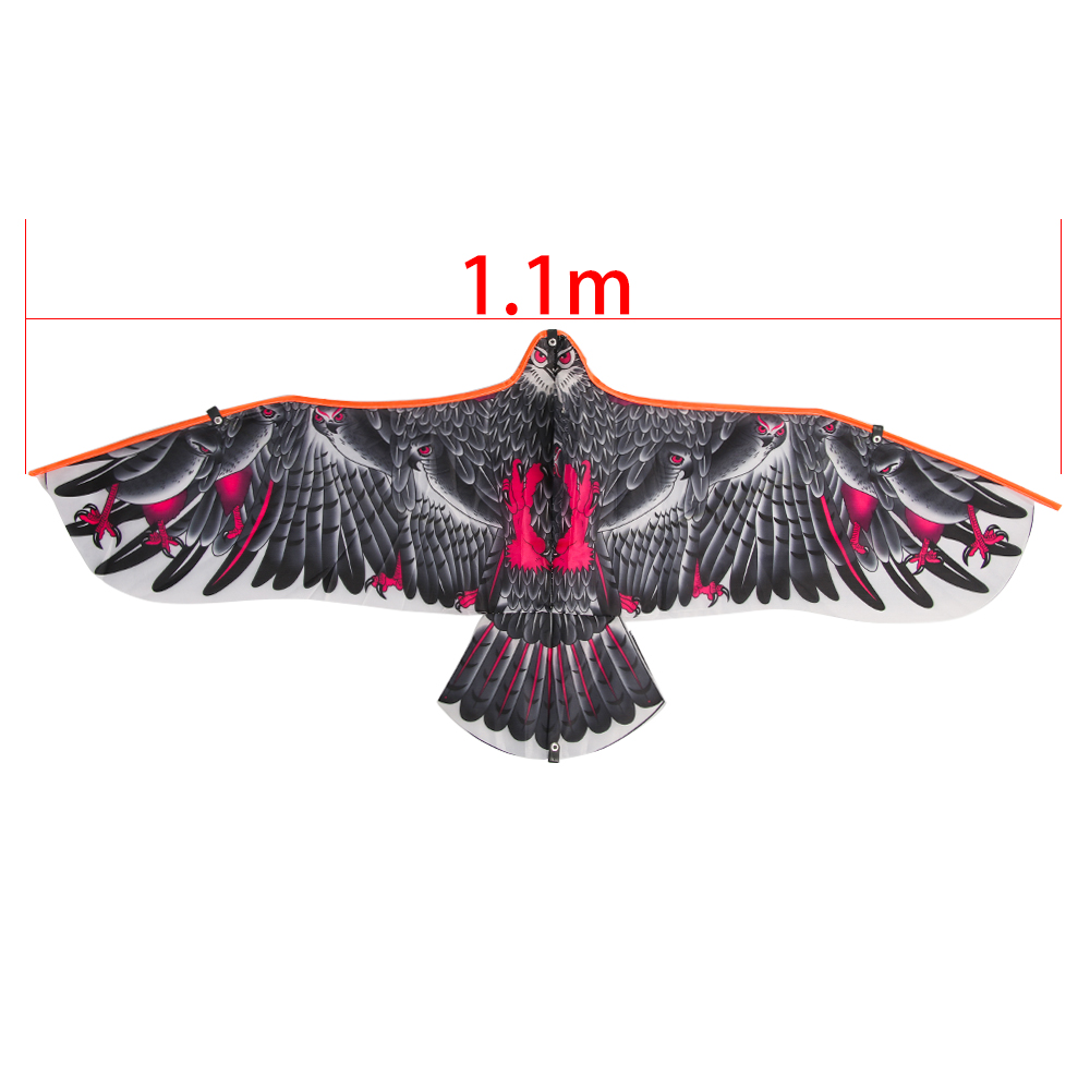 New toys 1.1m huge eagle kite novelty Eagle kite flying easy family control trips outdoor fun sport the best gift for children