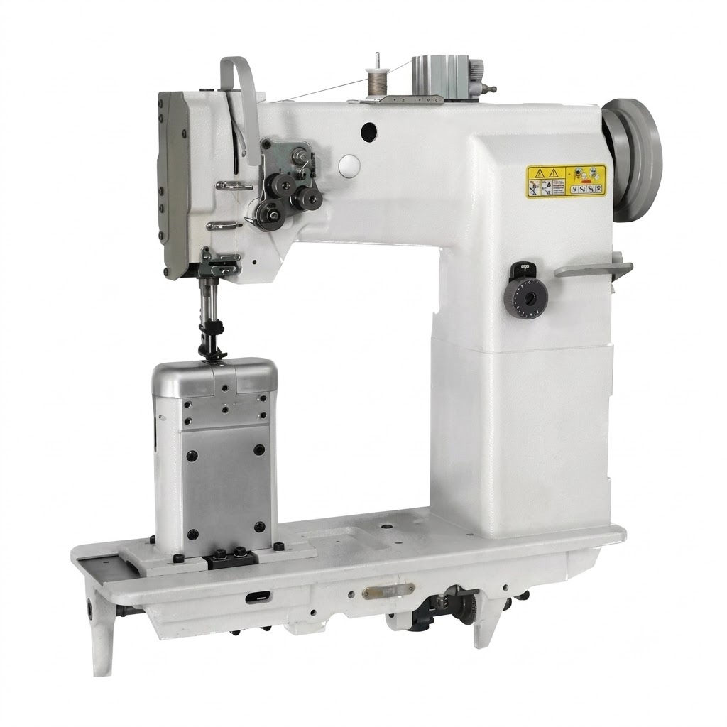 HM-8602B Professional for Car Seat Covers Making Double Needle Post Bed Sewing Machine Walking Foot (4)