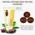 Deep cleansing pore volcanic mud cleanser moisturizing and For men women oil control shrinking cleanser pores and F9T7