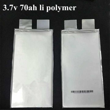 2pcs New 3.7v 70Ah Real Capacity 72Ah Ternary Polymer Lithium Battery, Large Capacity Single Unit Electric Vehicle Tricycle