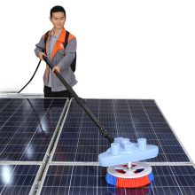 Solar panel water broom