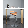 Nordic Luxury Bar Chair Bar Stool Restaurant Furniture Modern Minimalist High Chair Lift Bar Stool Creative High Stool