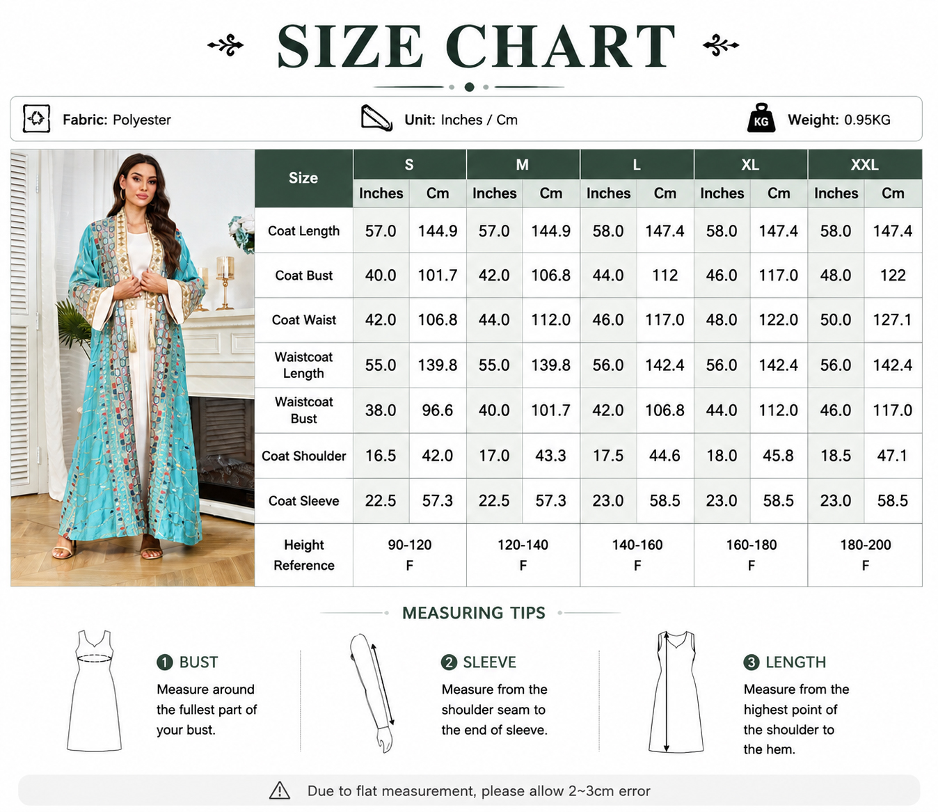 Tassel Embroidered Two-Piece Abaya Set with Dress