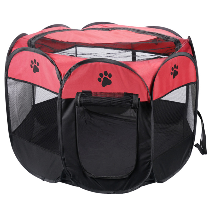 Dog Crate Park Cage Playpen Outdoor Cats Pet House Bed Kennel Tent Fence Nest for Small Medium Dog Kitten Puppy Animal Accessory