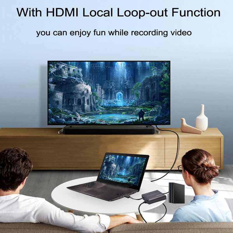 HDMI Video Capture Card HD 1080P 4K 60Hz HDMI To USB 3.0 Video Capture Board Game Record Live Streaming Broadcast Local Loop Out