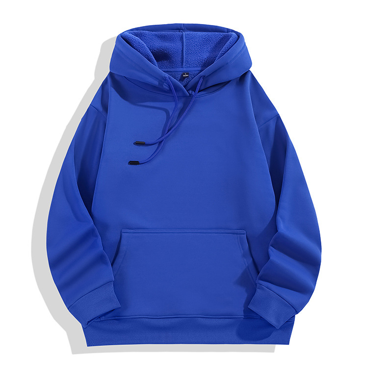 blue women's sports hoodie