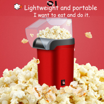 Electric Corn Popcorn Maker Household DIY Automatic Mini Hot Air Popcorn Making Machine 1200W 110V 220V Home Kitchen Kids Gift