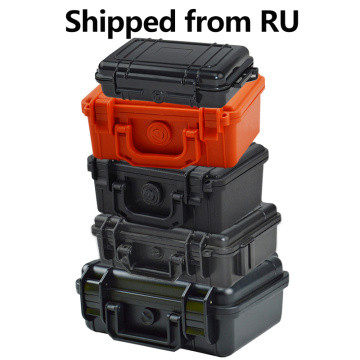 ABS Plastic Tool Case Waterproof Dry Box Safety Equipment Case Portable Outdoor Survival Vehicle Tools Anti-collision Container