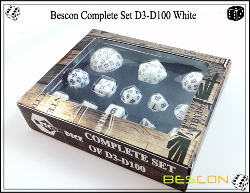 Complete Dice Set D3-D100 (3)